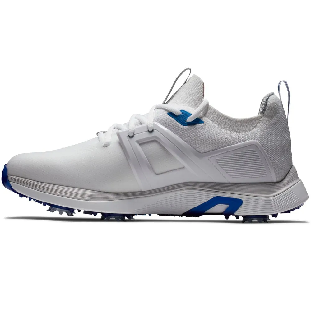 FootJoy Hyperflex Spiked Waterproof Shoes - White/Grey