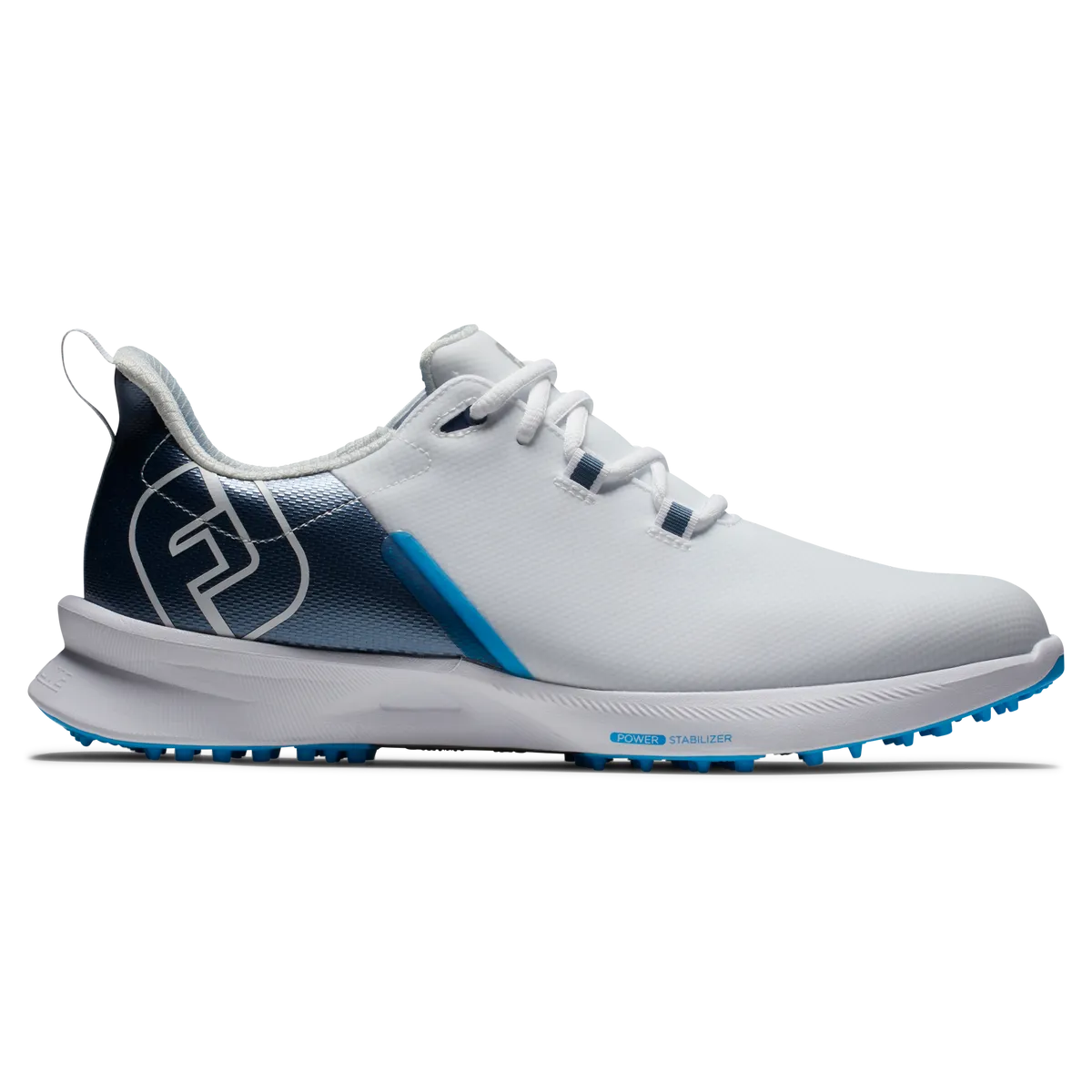 FootJoy Men's Fuel Sport Golf Shoes- White/Blue