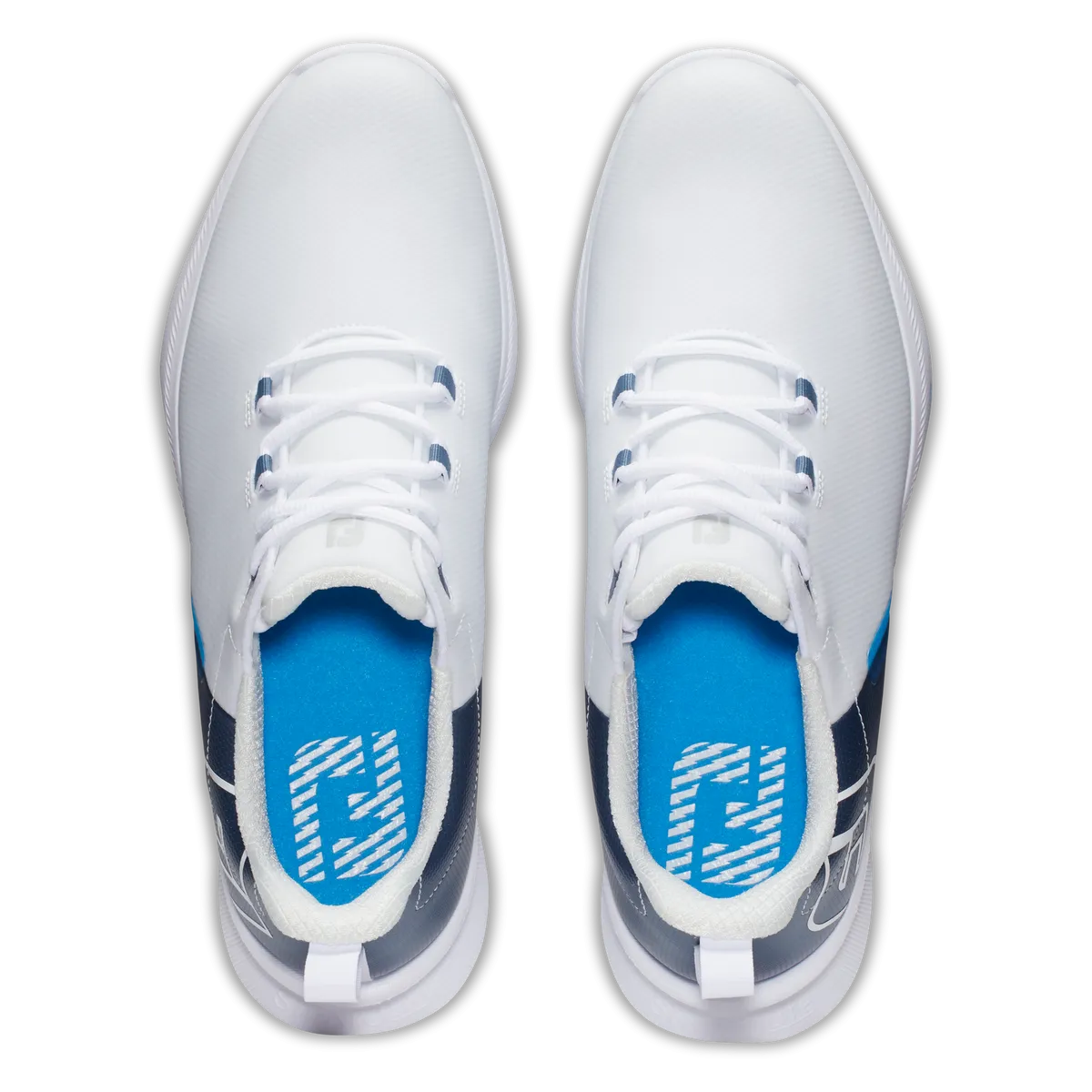 FootJoy Men's Fuel Sport Golf Shoes- White/Blue