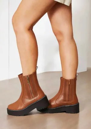 Forever Link Side Zip Platform Boots