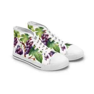 Grape Women's High Top Sneakers