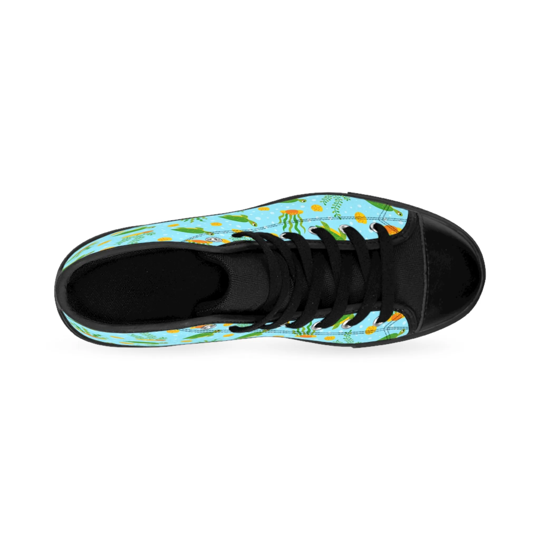 Green Turtles Women's Classic Sneakers