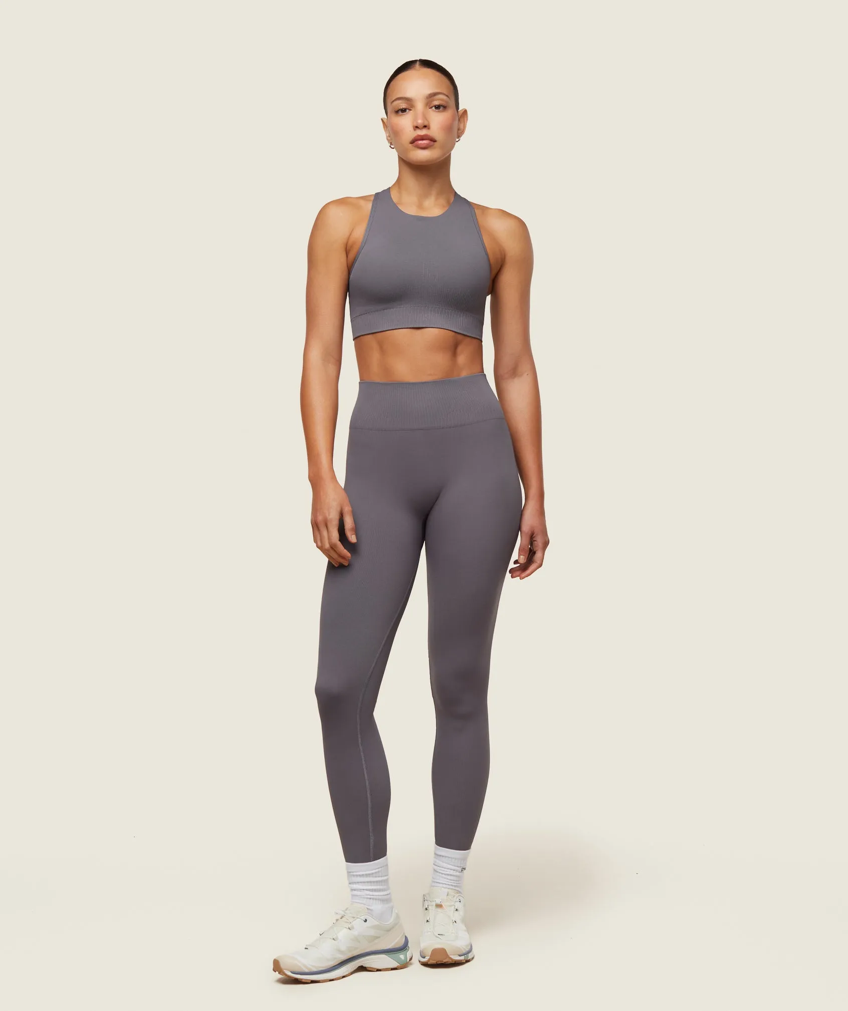 Gymshark everywear Seamless Sports Bra - Brushed Grey