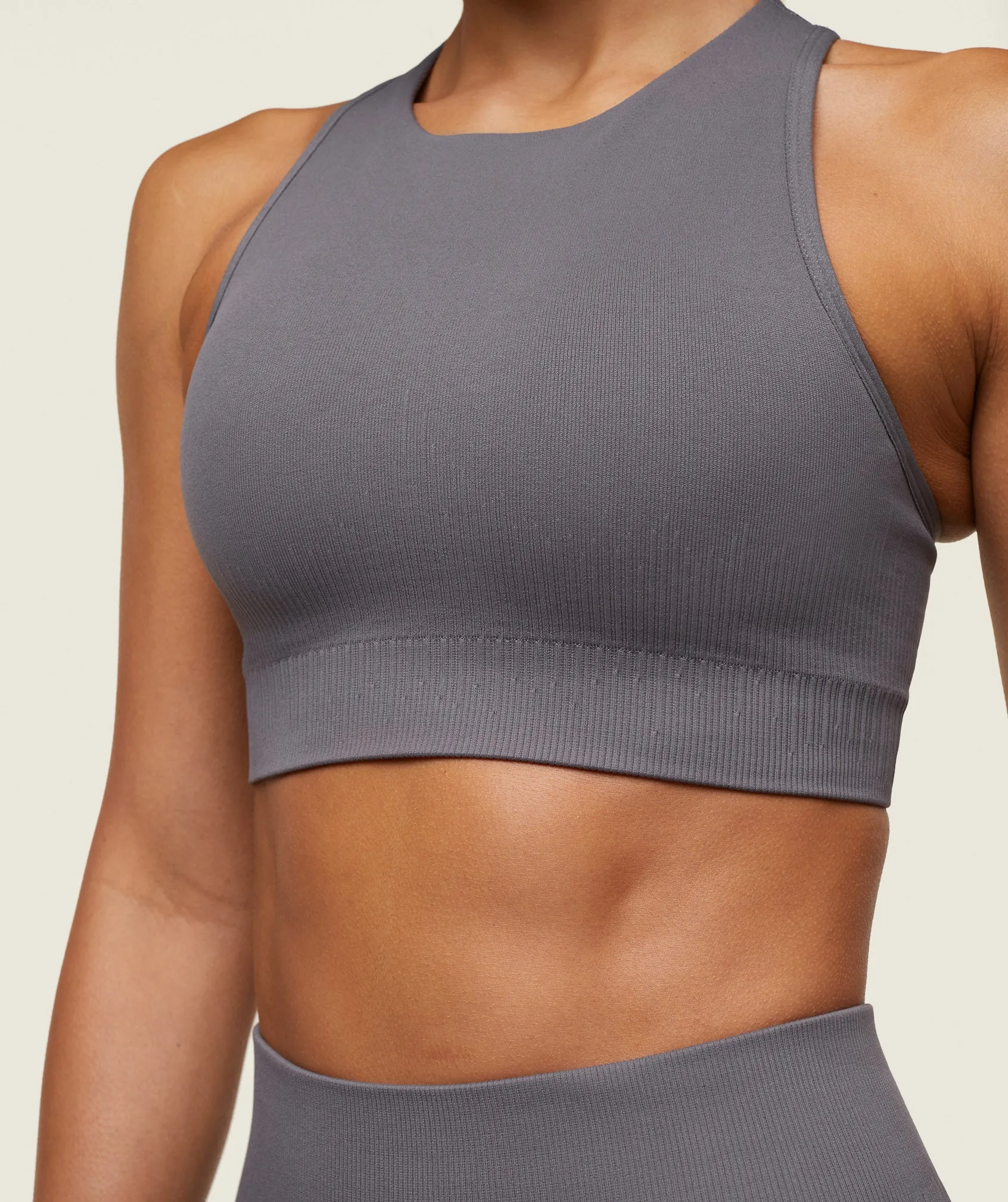 Gymshark everywear Seamless Sports Bra - Brushed Grey