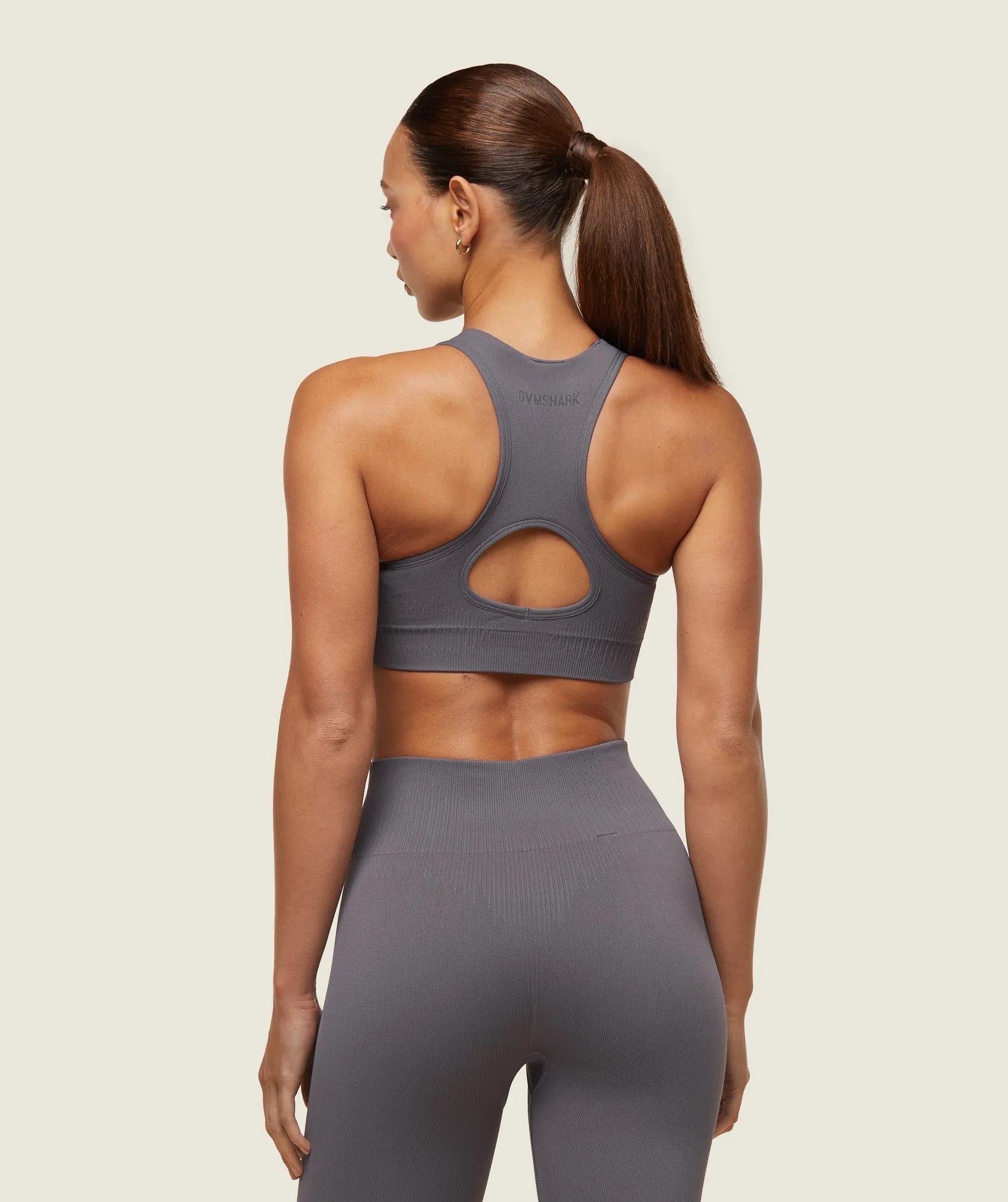 Gymshark everywear Seamless Sports Bra - Brushed Grey