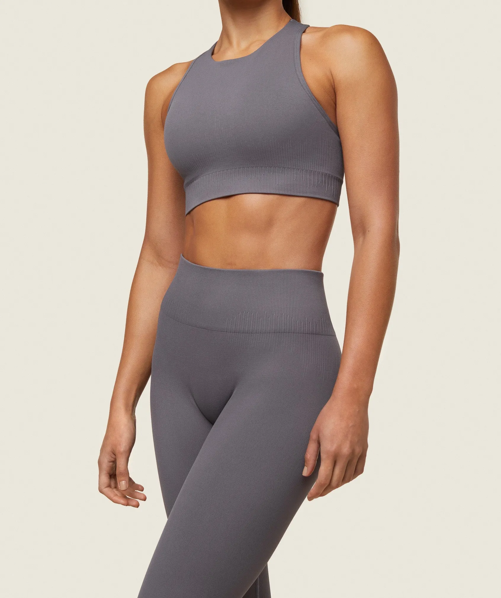 Gymshark everywear Seamless Sports Bra - Brushed Grey