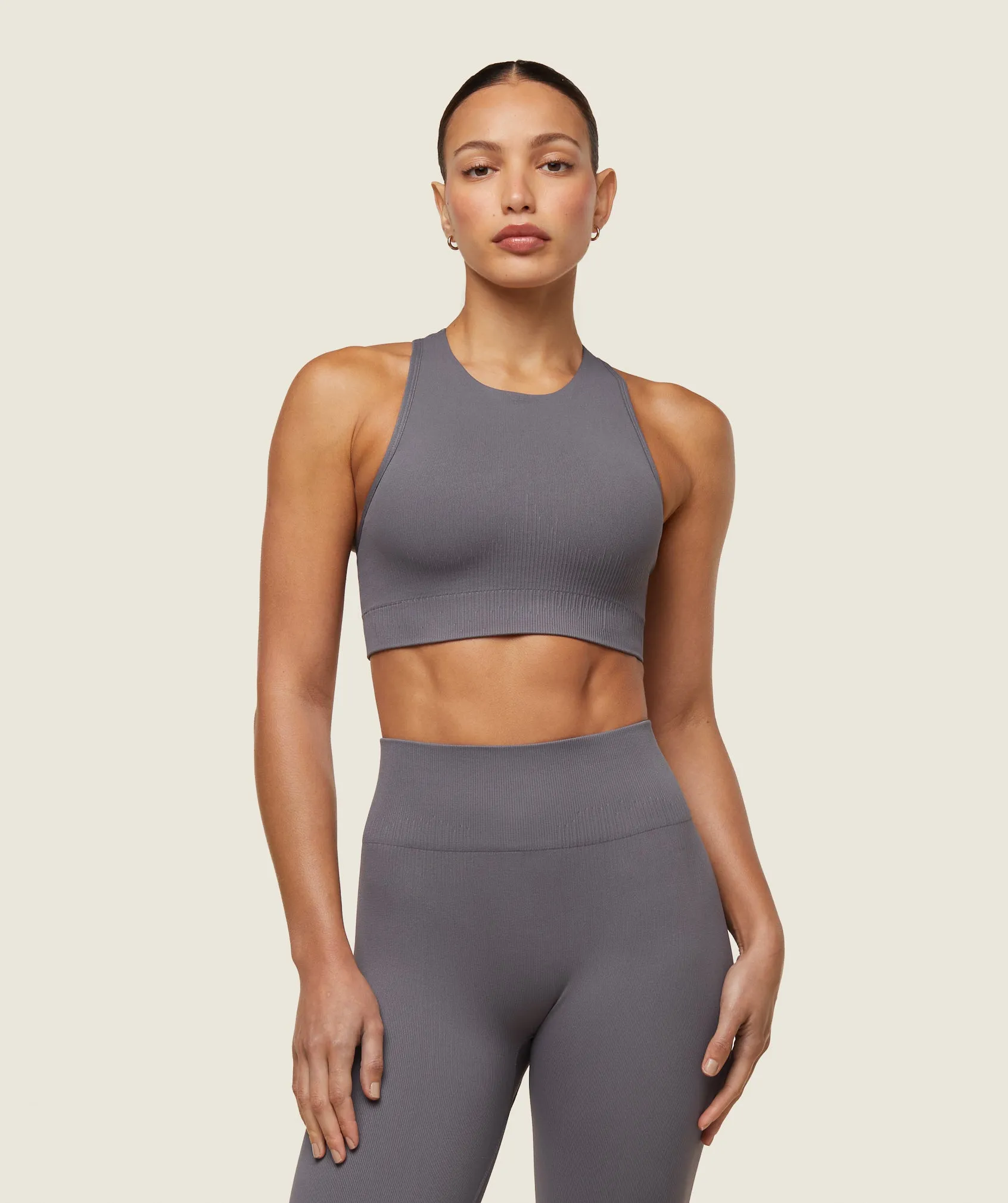 Gymshark everywear Seamless Sports Bra - Brushed Grey