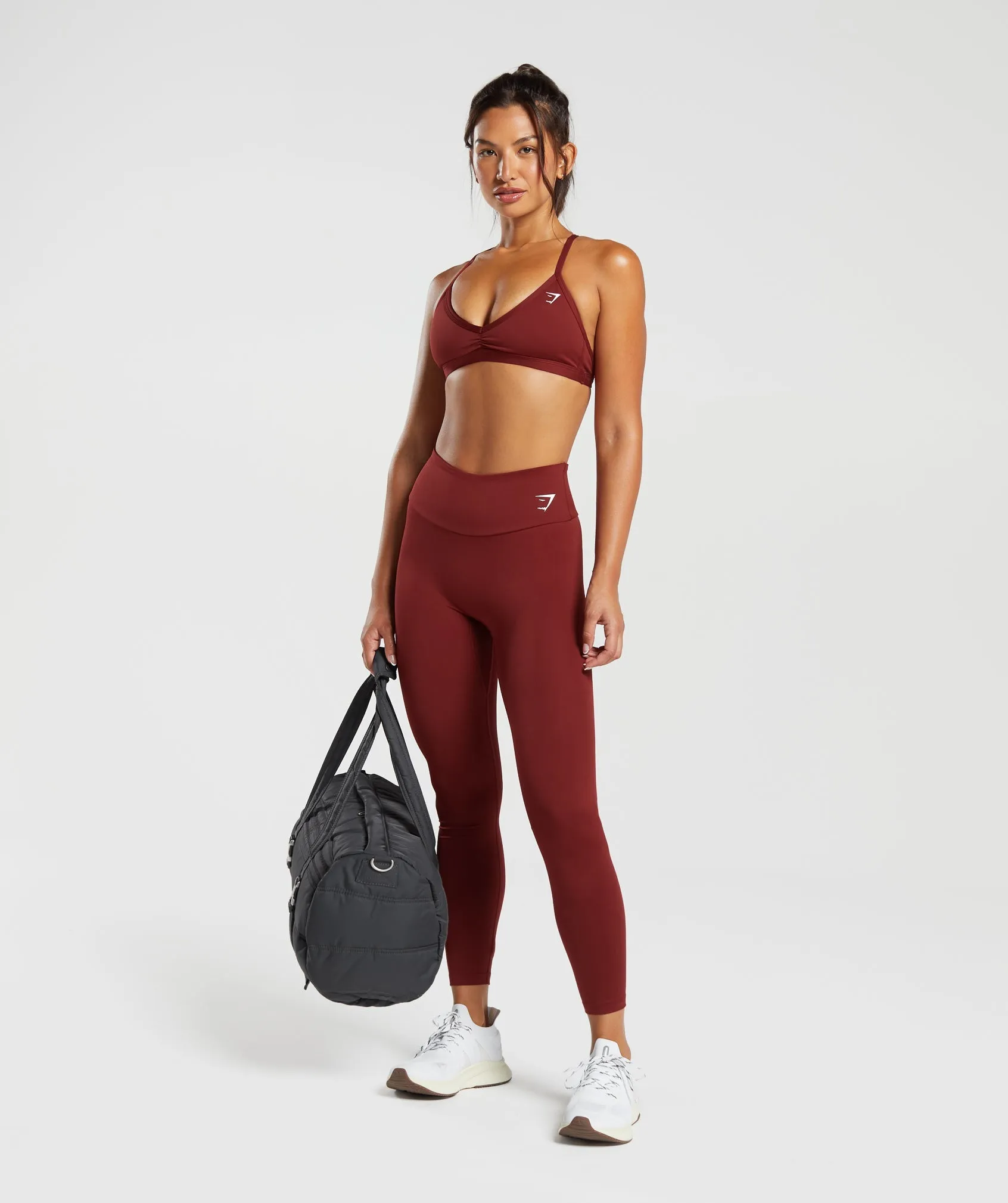 Gymshark Minimal Sports Bra - Spiced Red