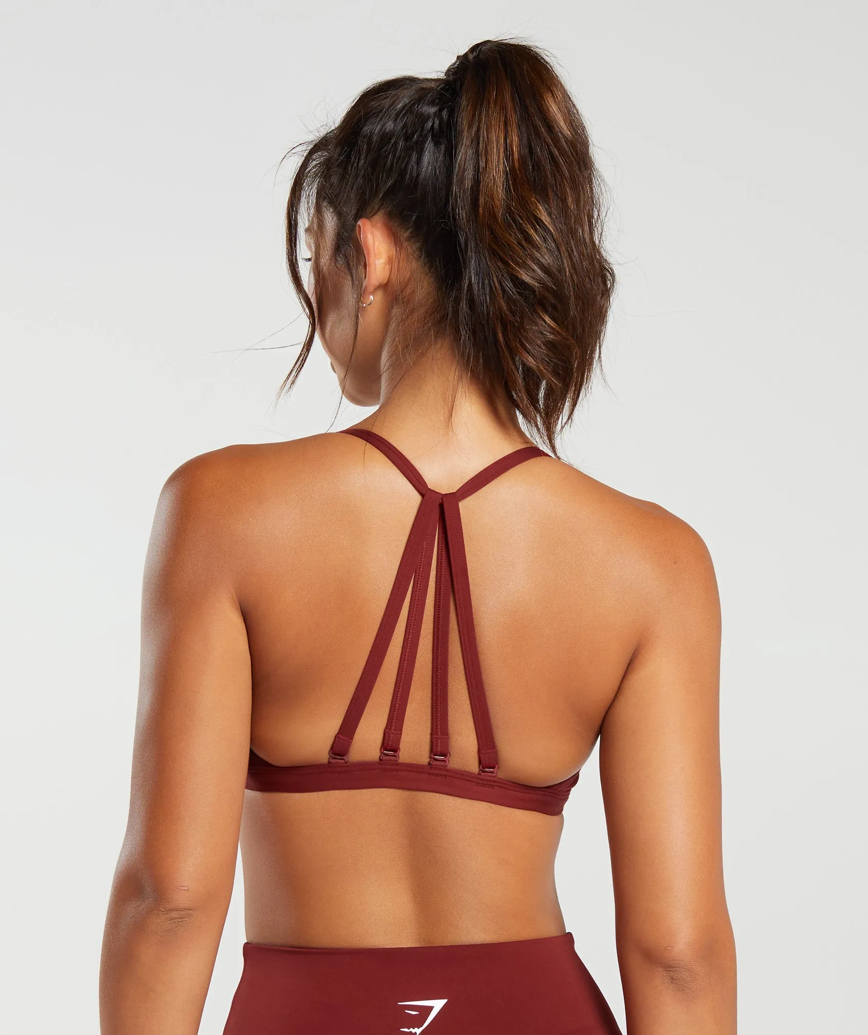 Gymshark Minimal Sports Bra - Spiced Red