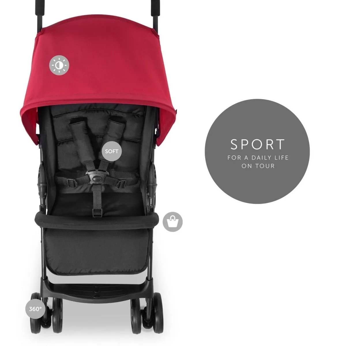 Hauck Sport Baby Stroller- Lightweight Buggy