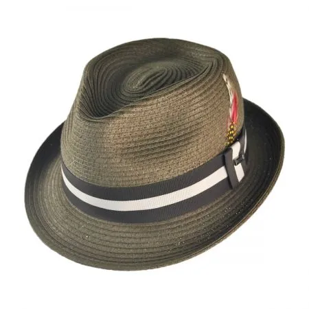 Heritage Classic Fedora Straw Trilby Fedora Hat