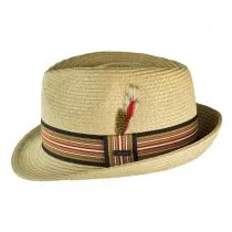 Heritage Classic Fedora Straw Trilby Fedora Hat