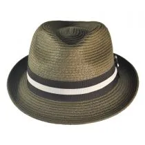 Heritage Classic Fedora Straw Trilby Fedora Hat