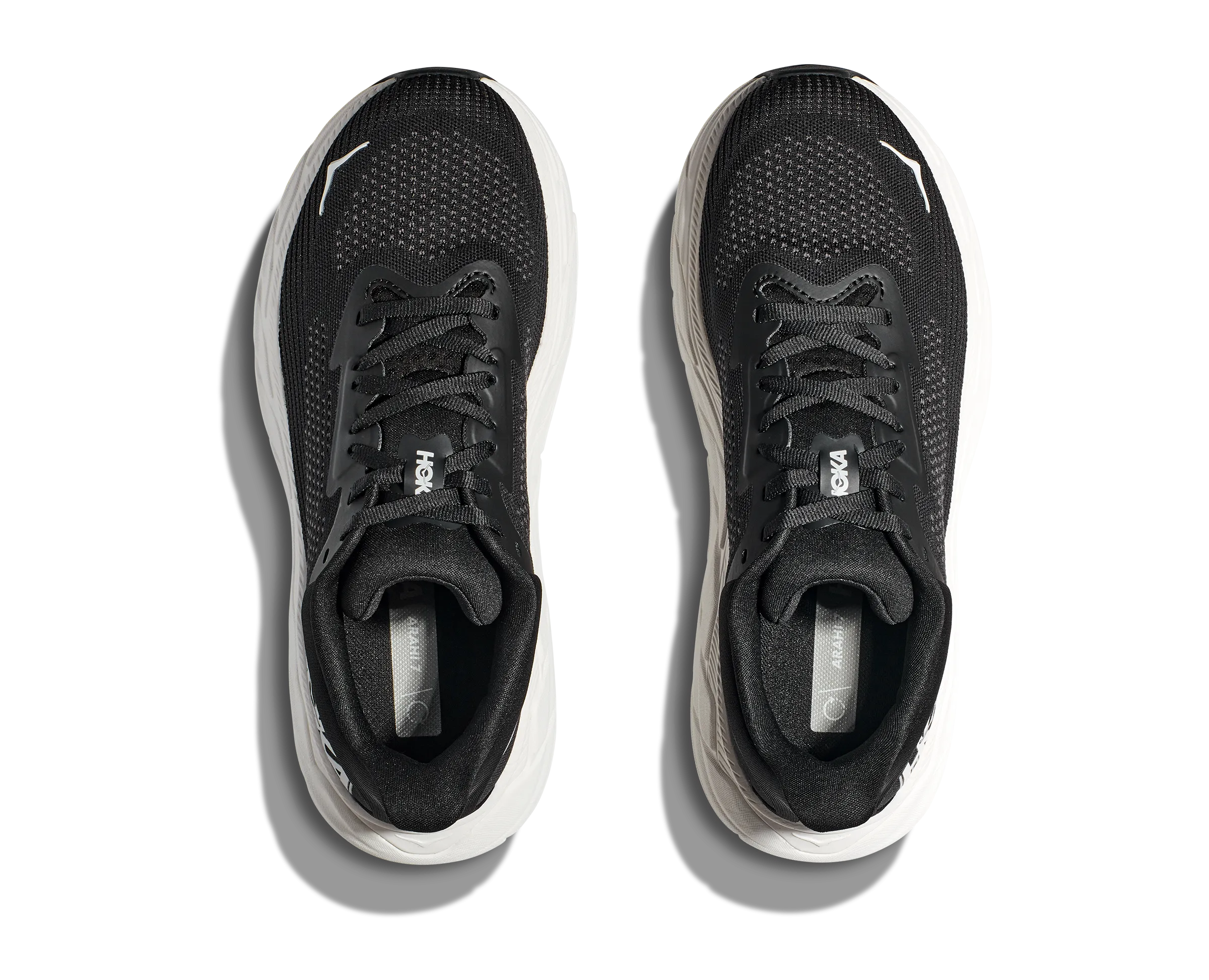 Hoka Mens Trainer Arahi 7 Black White