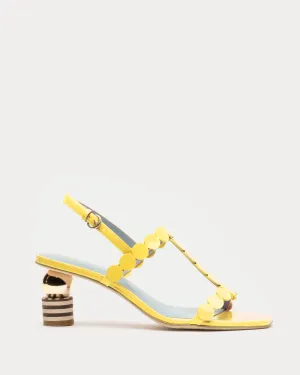 Kiki Mini Dot Heel Yellow