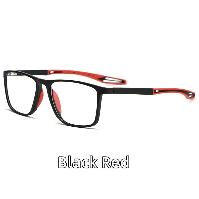 Kocolior Unisex Full Rim Square Tr 90 Sports Eyeglasses 1019