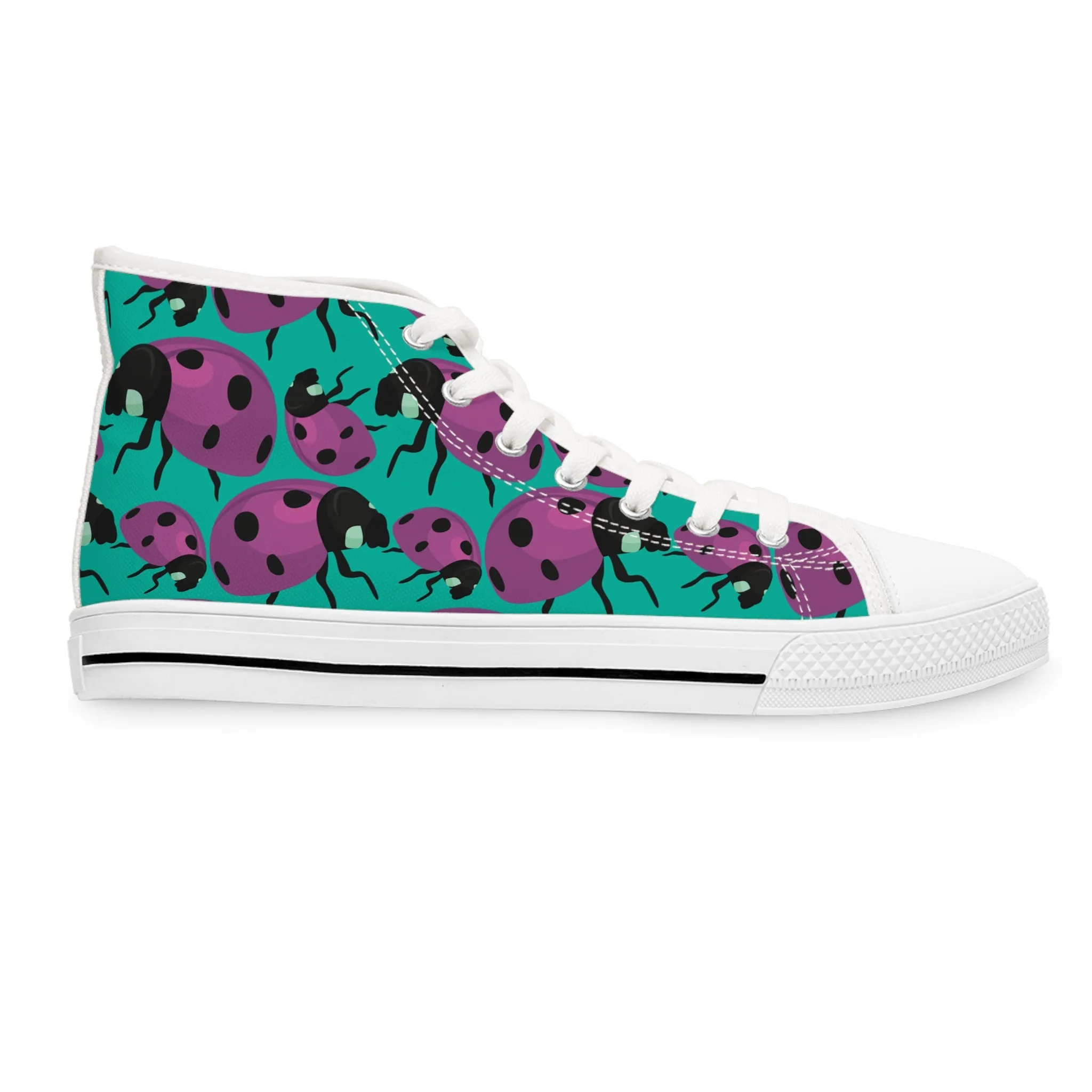 Lady Bug Women's High Top Sneakers