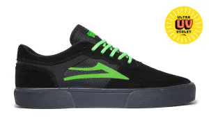 Lakai Staple SMU Black/UV Green Suede