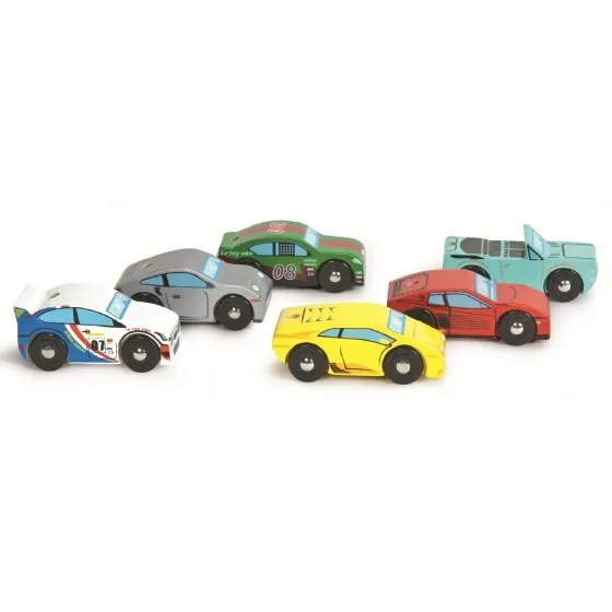 Le Toy Van Monte Carlo Wooden Sports Cars