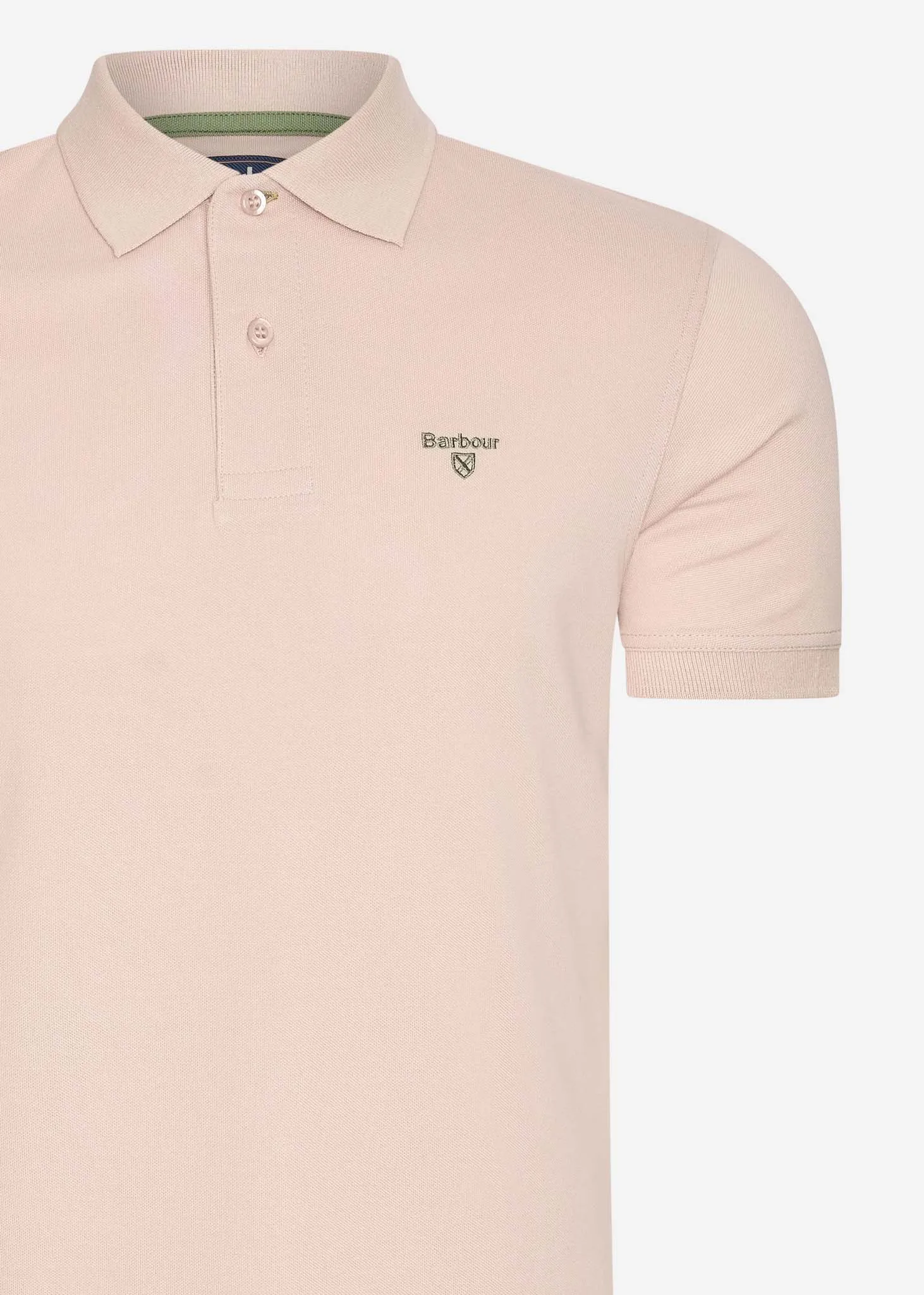 Lightweight sports polo - pink mist