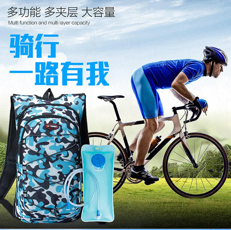 Men's outdoor double shoulder cycling backpack sports water bag backpack