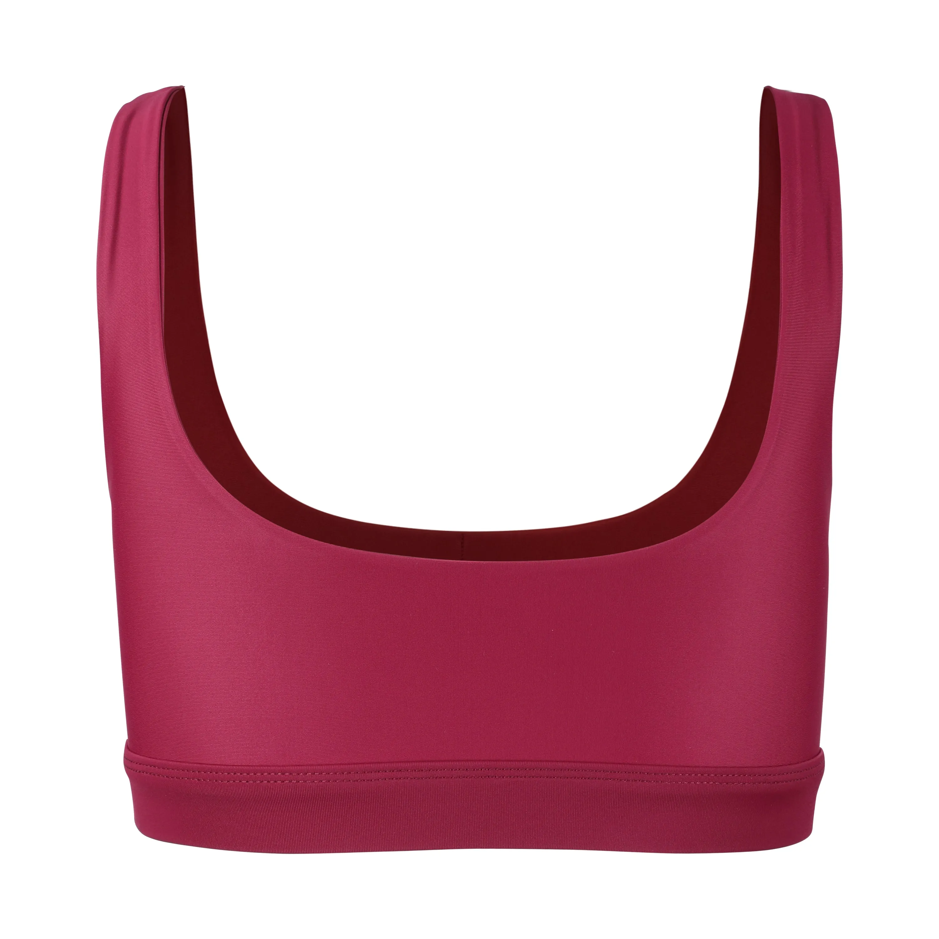 Mera Classic Sports Bra | Recycled Nylon | Wine