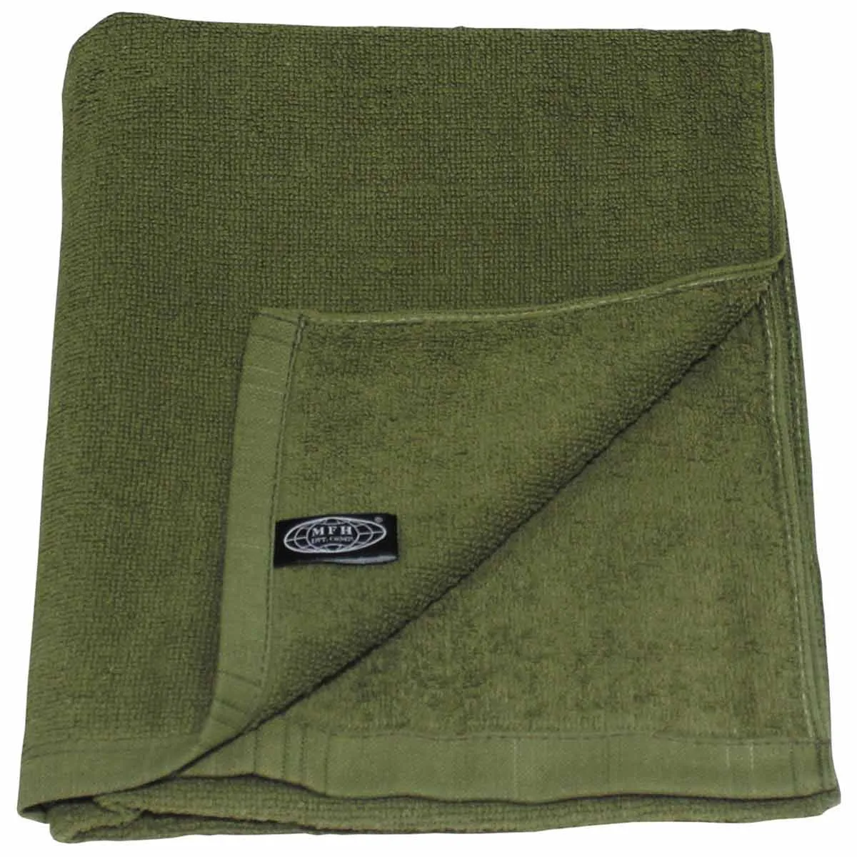 MFH Terry Towel Olive Green 110x50cm