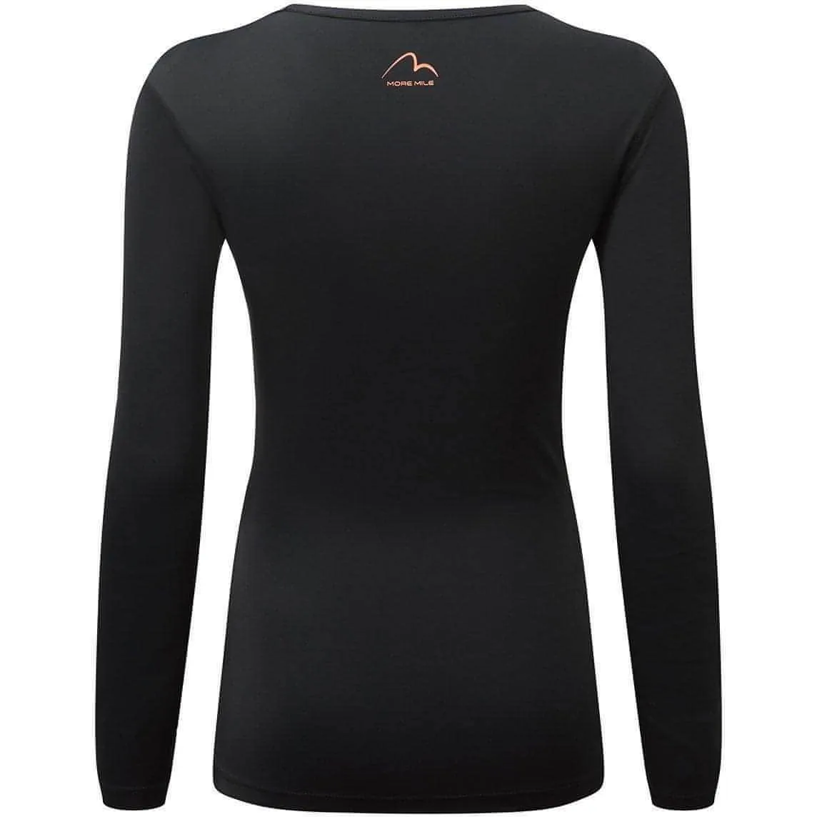 More Mile Compression Womens Long Sleeve Top - Black