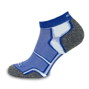 More Mile New York Cushioned Running Socks - Blue