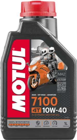 MOTUL 7100 4T 10W-40/15w-40 Fully Synthetic Engine Oil 1L