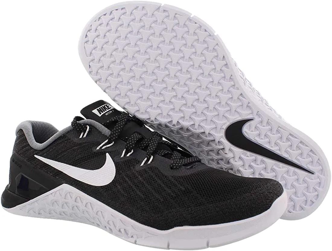 Nike Womens Metcon 3 Training Shoes Black/White Size 7