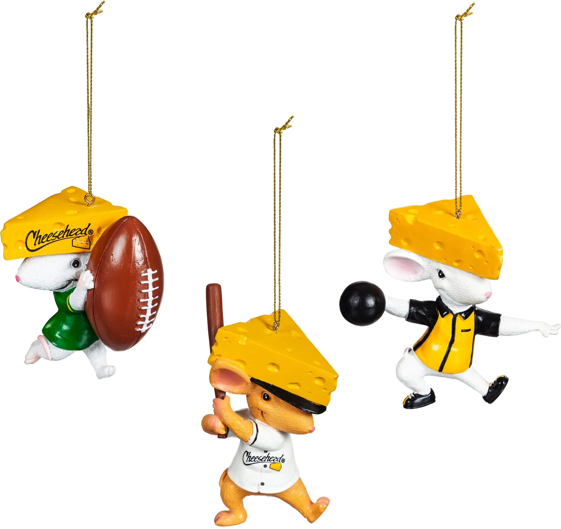 Original Cheesehead Mouse Random Mystery Ornament, Pack of 1