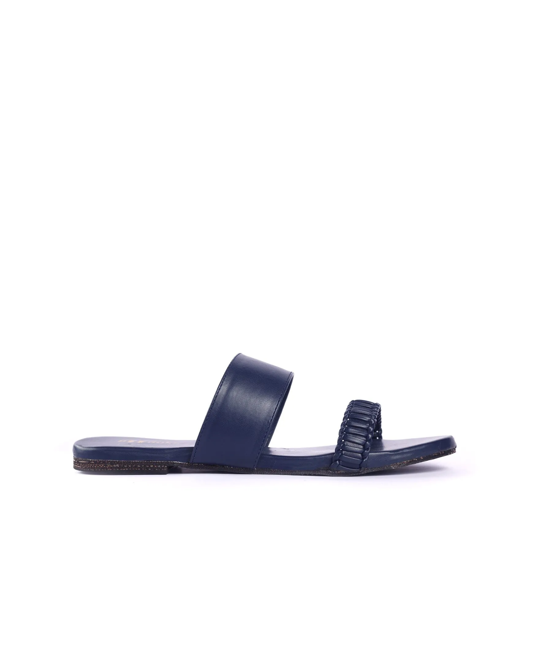 Paaduks Noi Dual-Strap Vegan Leather Slides for Women