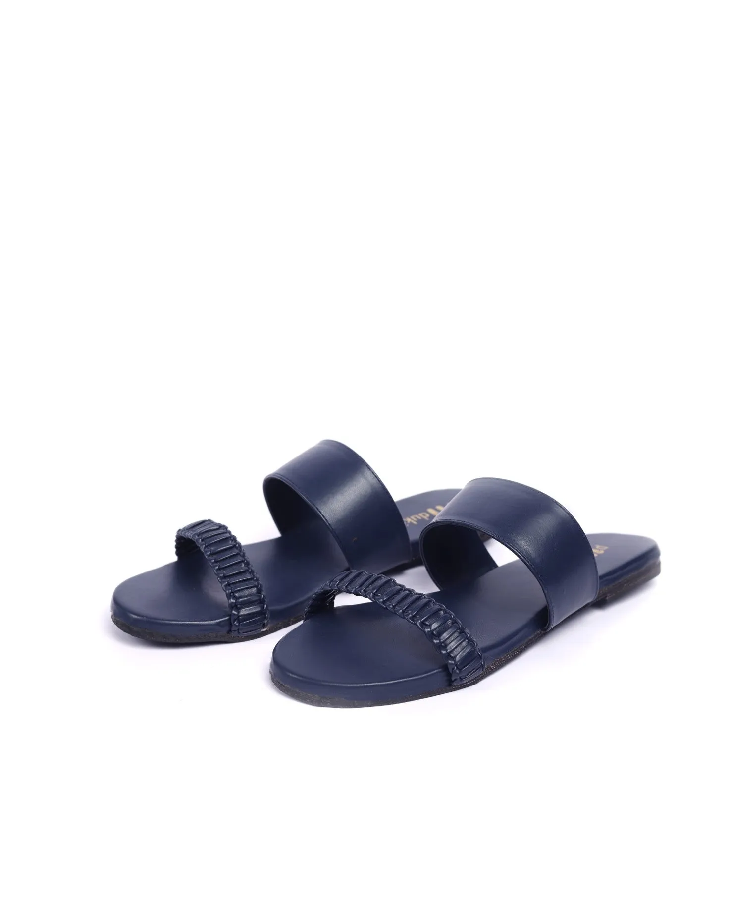 Paaduks Noi Dual-Strap Vegan Leather Slides for Women