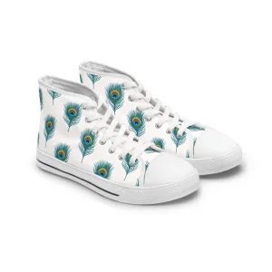 Peacock Women's High Top Sneakers