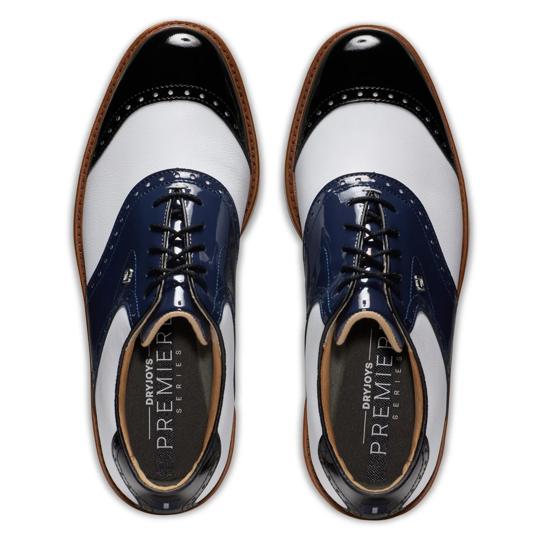 Premiere Wilcox DJ Golf Shoes White/Navy/Black - AW24