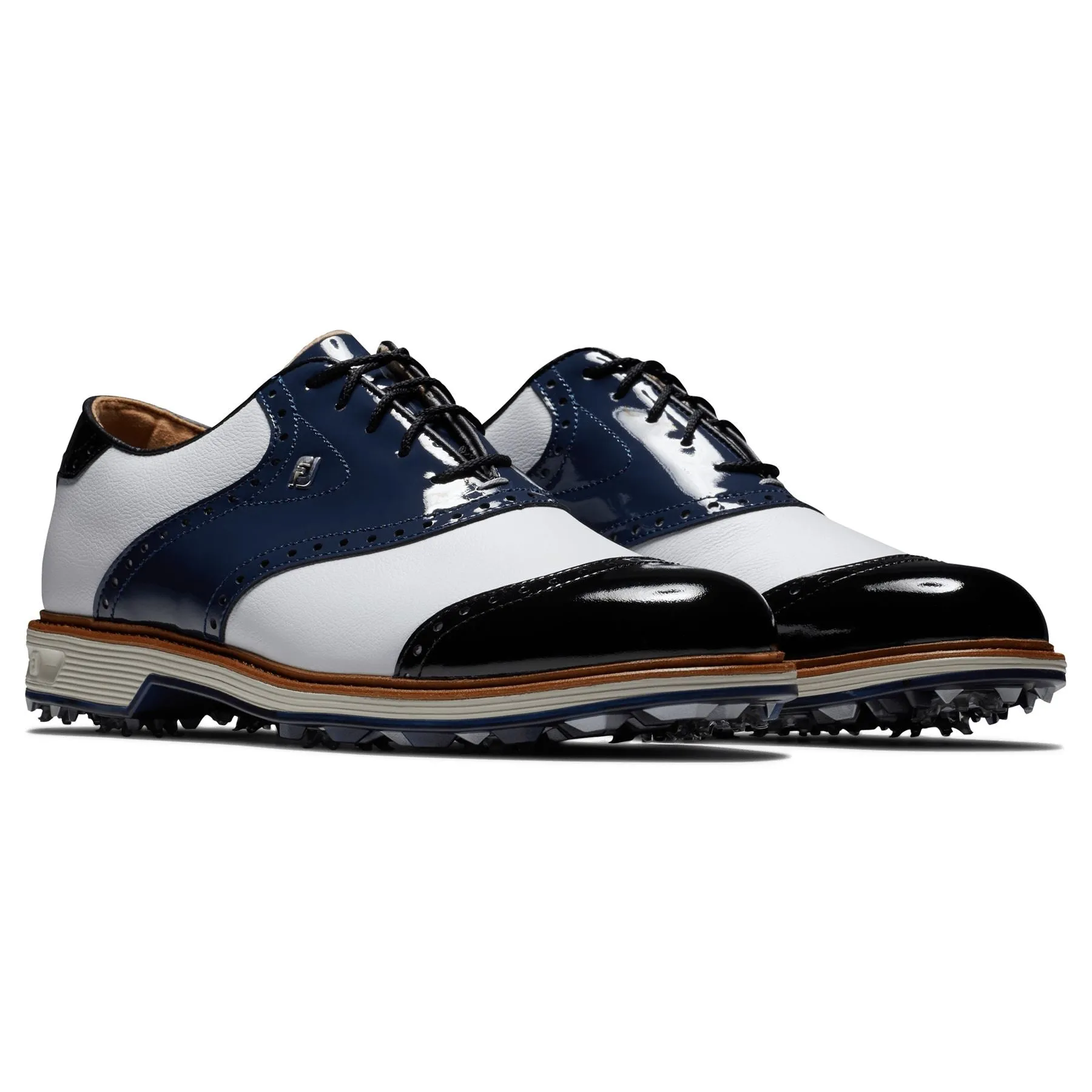 Premiere Wilcox DJ Golf Shoes White/Navy/Black - AW24