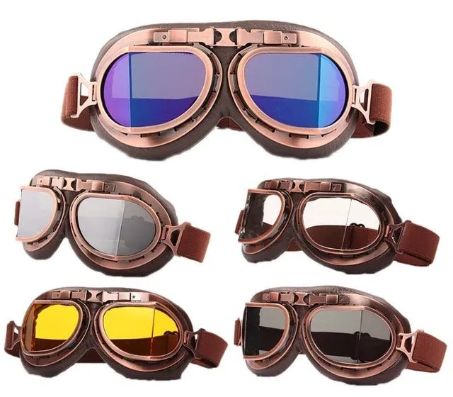 Protective Glasses Dustproof Anti-wind / Sand Riding Motorcycle Goggles Industrial Goggles(Silver Plating Lens)