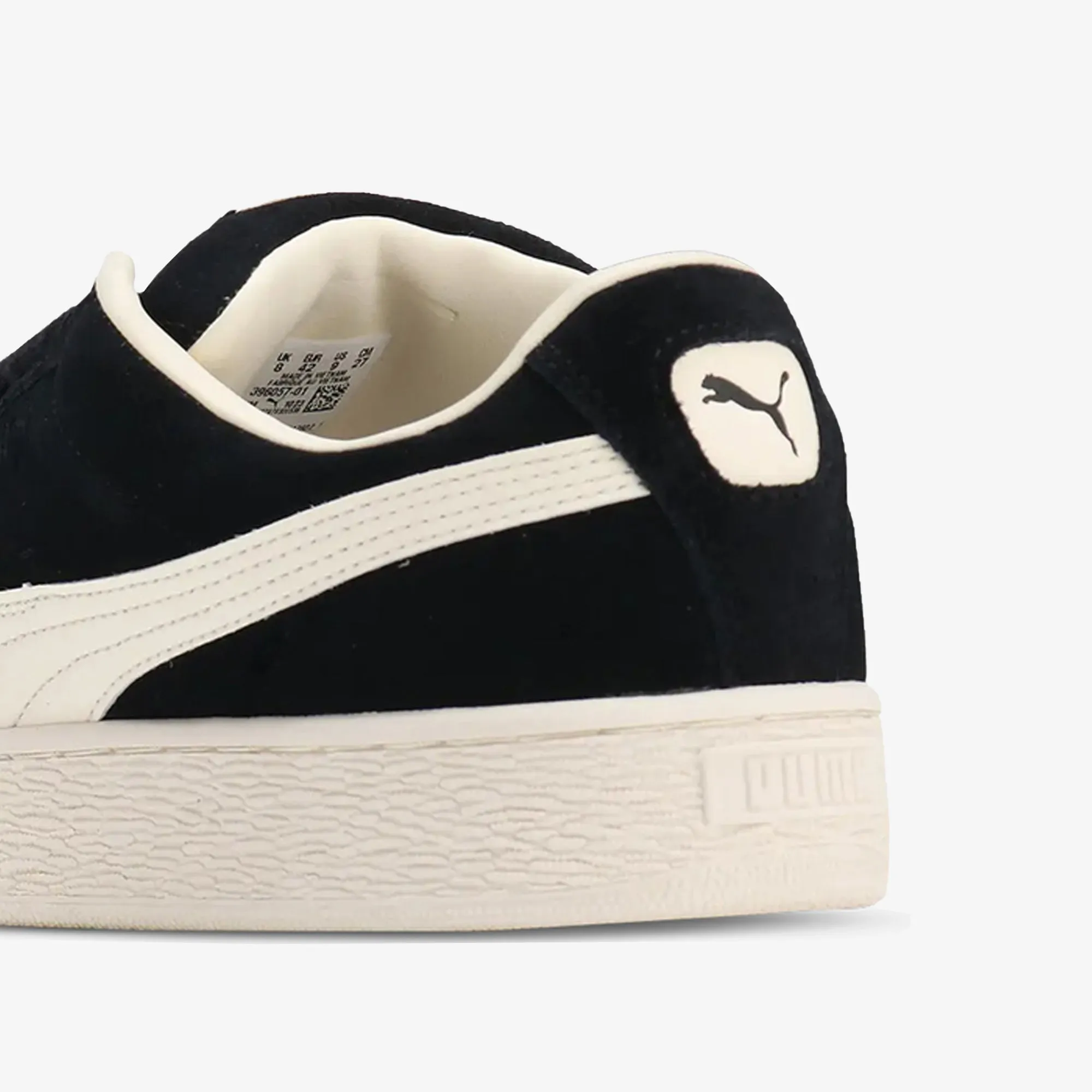 Puma | X PLEASURES SUEDE  { PUMA BLACK-FROSTED IVORY