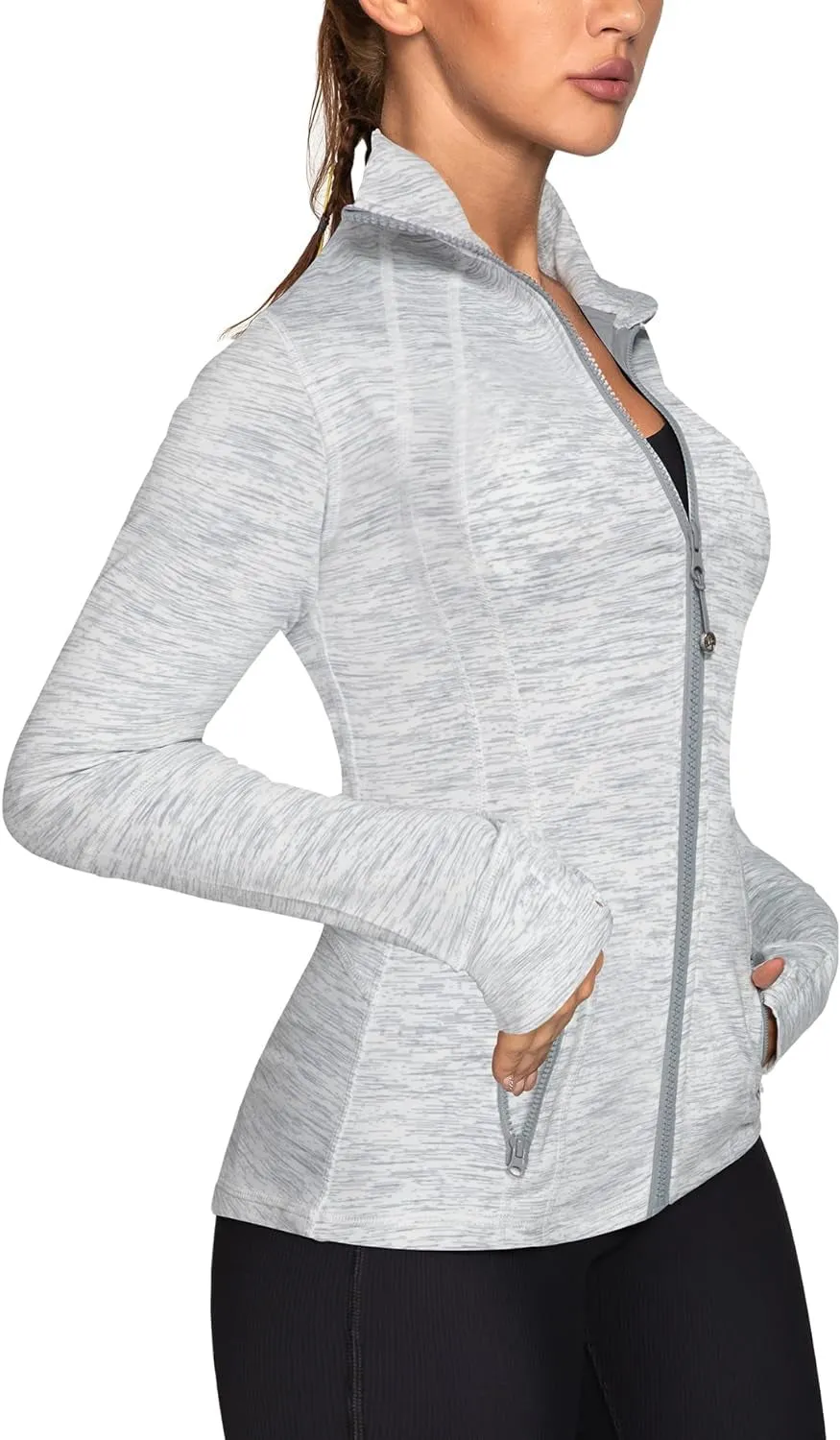 "Enhance Your Comfort and Style with our Women's Lightweight Cotton Running Jacket - Ideal for Gym, Yoga, and Athleisure Wear!"