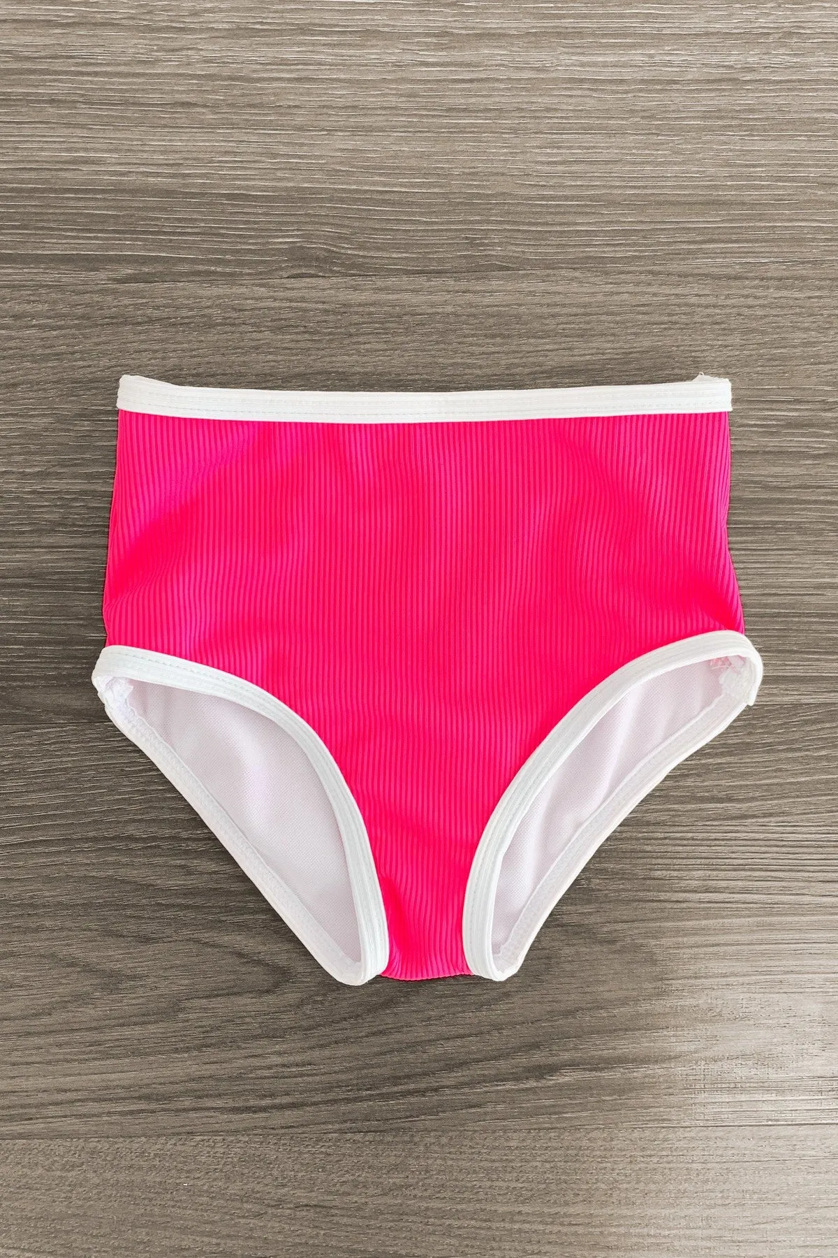 "Let's Go Party" Neon Pink Bikini