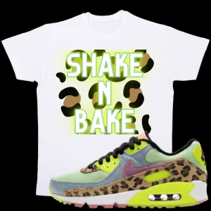 "Shake n Bake" Leopard Print T-shirt to Match Dancefloor Illusion Green's