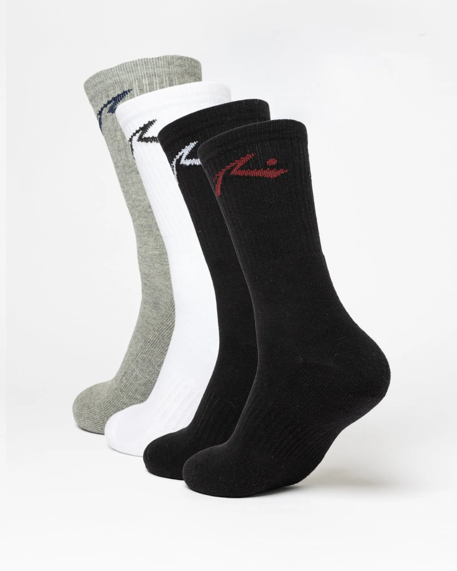 R Dot Mid Calf 4-Sock Pack