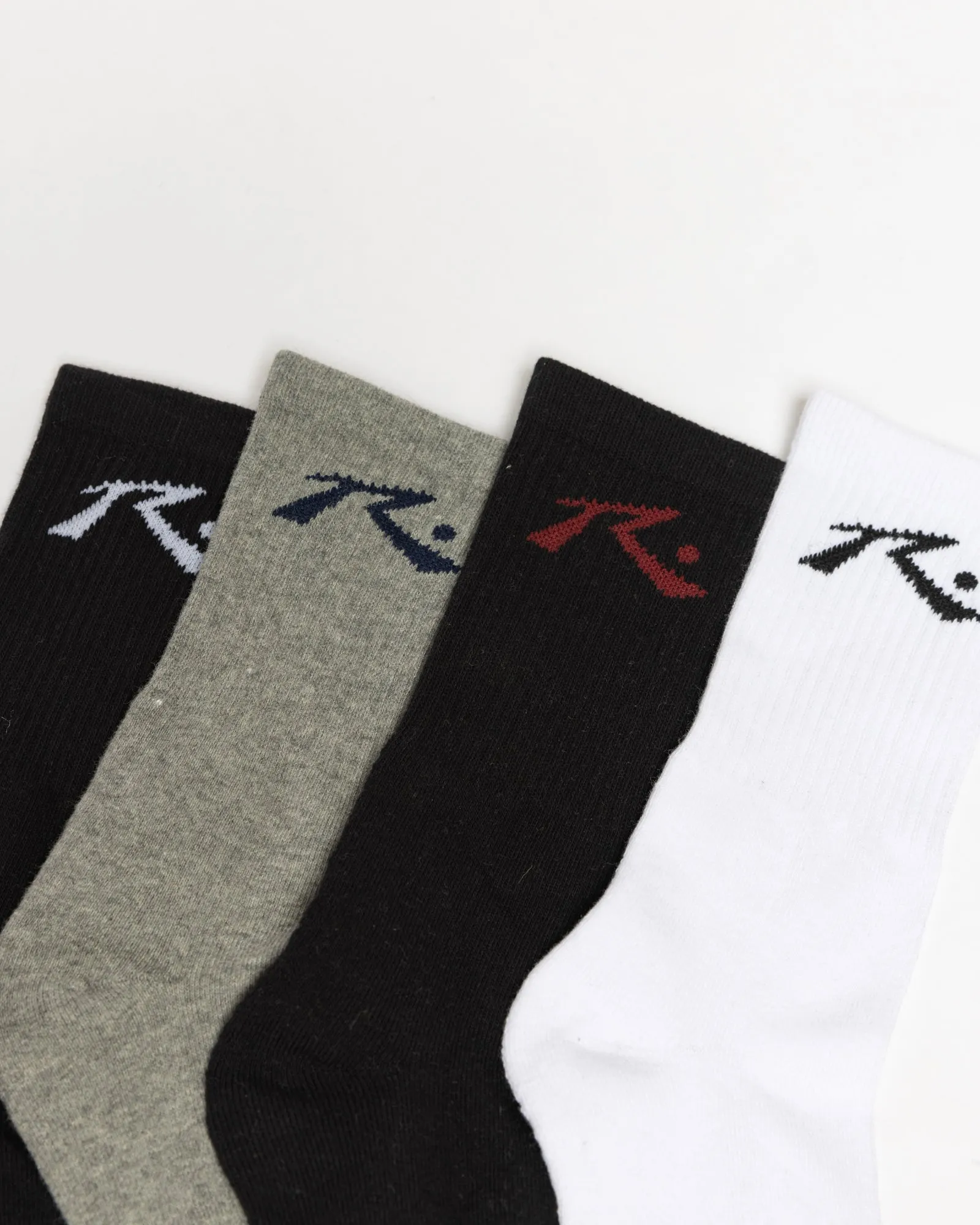 R Dot Mid Calf 4-Sock Pack