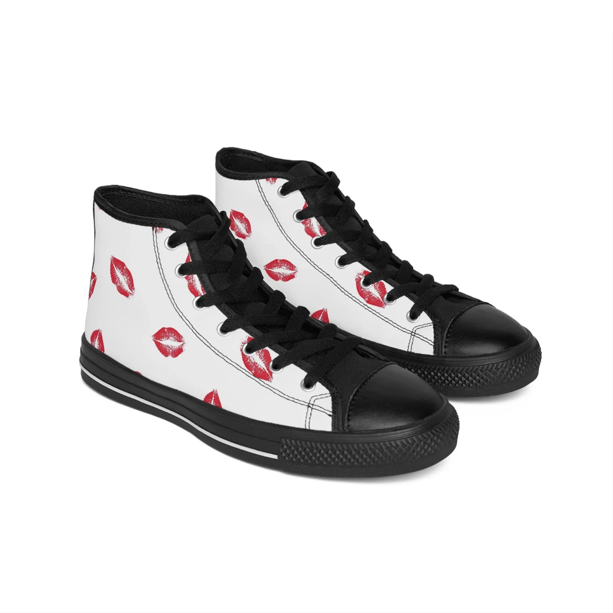 Red Lips Women's Classic Sneakers