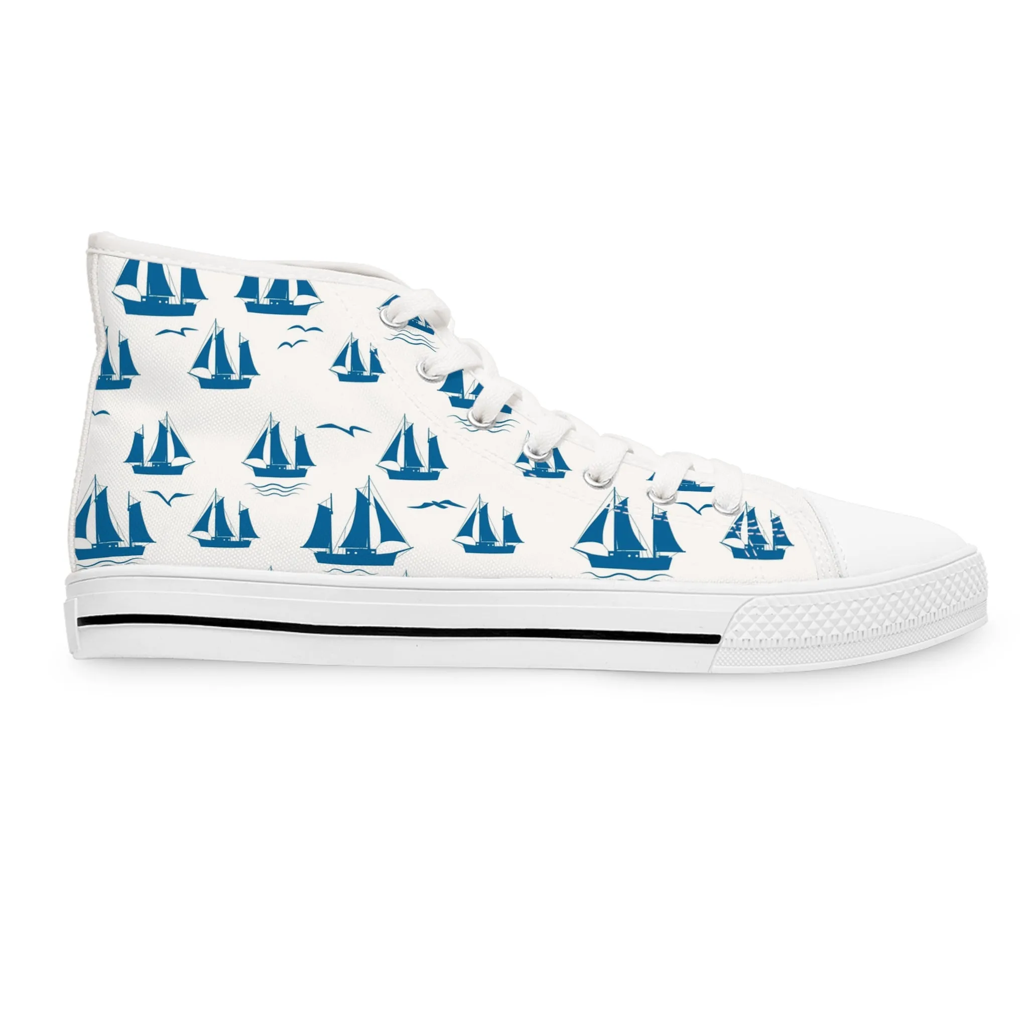 Sailboat Women's High Top Sneakers