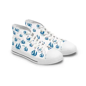 Sailboat Women's High Top Sneakers