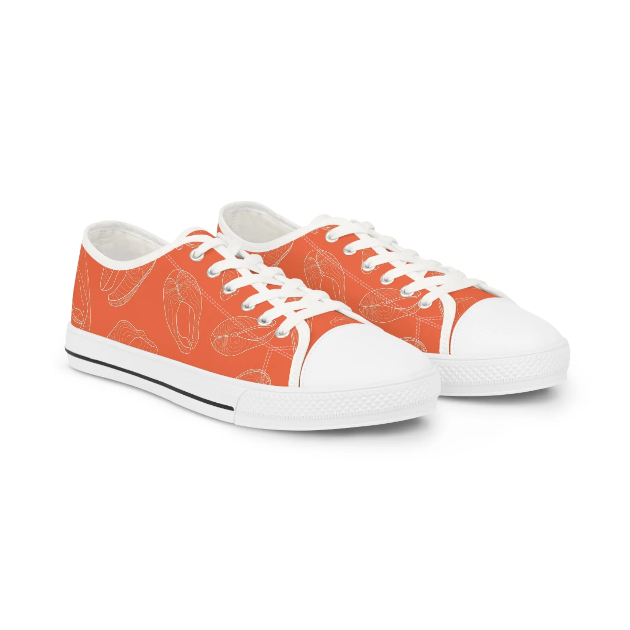 Salmon Steak Men's Low Top Sneakers