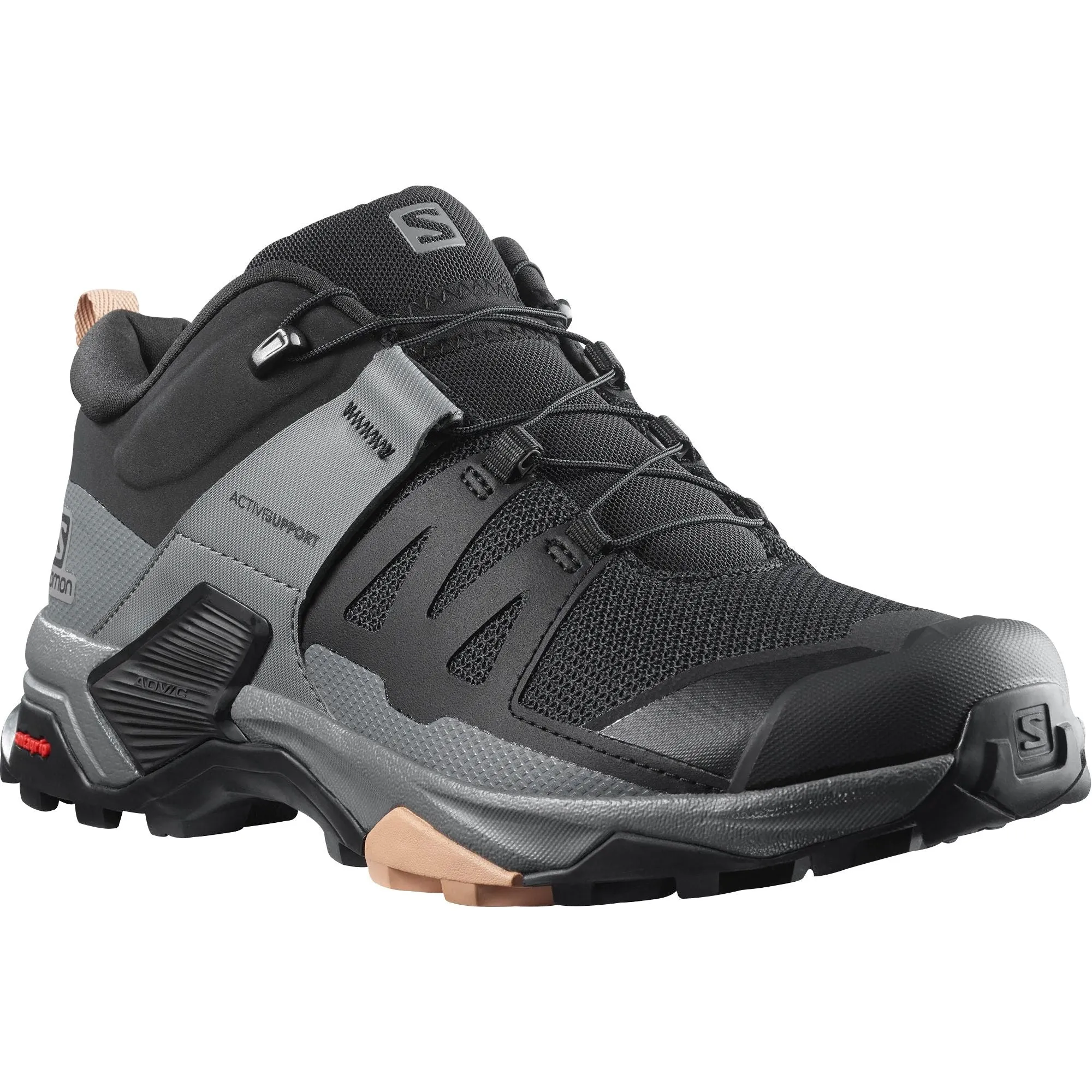 Salomon X Ultra 4 Womens Walking Shoes - Black