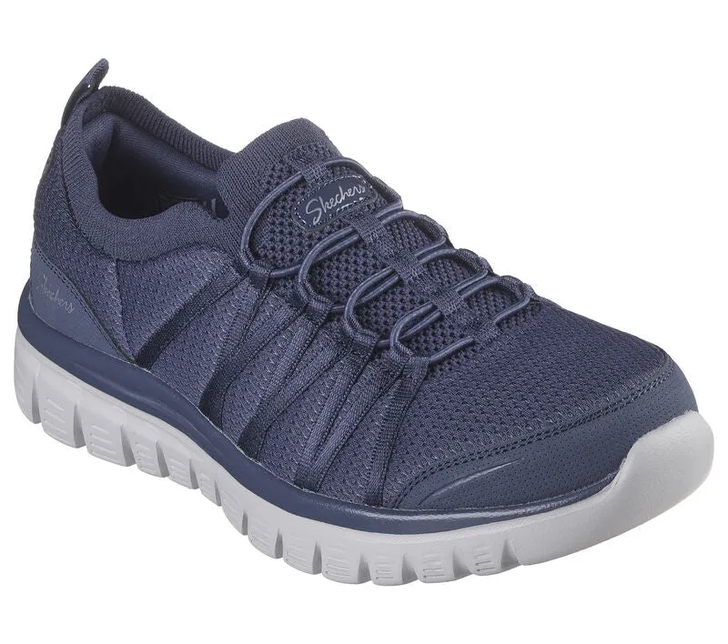 Skechers Womens Trainer Graceful-Soft Soul Navy